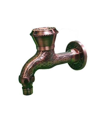 VR324 Кран с носиком (короткий)декор/бронза (50/1шт), VIEIR