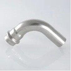 Однораструбный пресс-угольник из нержавеющей стали 90° 15*15mm(5/120)