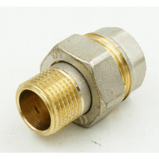 Муфта американка для прямого соединения  никелированная  2"г/ш(2/10)