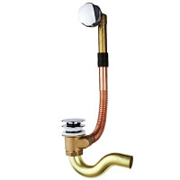 Обвязка для ванны латунная, автоматический с фиксатором(1/20)