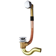 Обвязка для ванны латунная, автоматический с фиксатором(1/20)