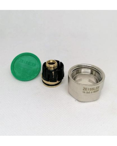 Резьбозажимные соединения комплект  металлополимерной трубы Stabil 16(2.6)х 3/4EK (евроконус)(ZEISSLER), TIM