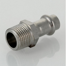 Пресс-фитинг из нержавеющей стали с наружной резьбой  42mm*11/2(4/24)