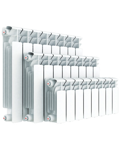 Радиатор биметаллический ROMMER Profi BM 350 BI350-80-80-130 12 секций RAL9016