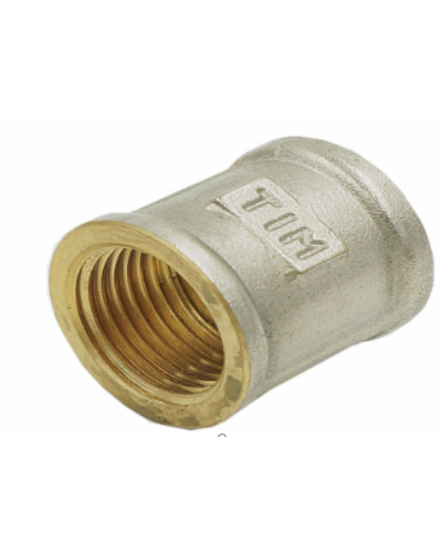 Муфта никелированная 2 г * 2 г(2/18), TIM