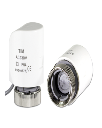 Сервопривод для теплого пола. M30x1.5. нормально открытый  230v/ 2м(1/60), TIM