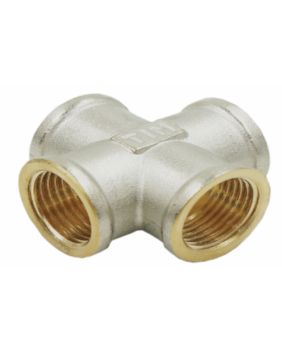 Крестовина никелированная 1/2г*1/2г*1/2г*1/2г (10/70), TIM