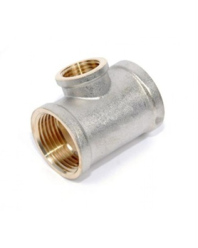 Тройник никелированная 3/4г*1/2г*3/4г(10/70), TIM