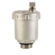 Авто-воздухоотводчик прямой, никелированная 1/2" (1/60)