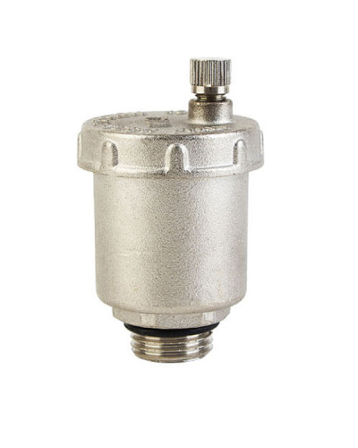 Авто-воздухоотводчик прямой, никелированная 1/2 (1/60), TIM