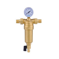 Фильтр с манометром 3/4" для горячей воды "VIEIR" (8/1шт)