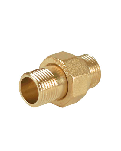 Сгон прямой разъемный (американка) НР-НР VALFEX 3/4 НИКЕЛИРОВАННЫЙ (120/10) К, Valfex