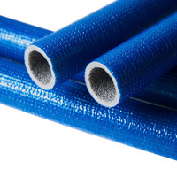 Теплоизоляция для труб Стенофлекс ПЭ 18х6х1000 мм синяя (упаковка 10 шт.)