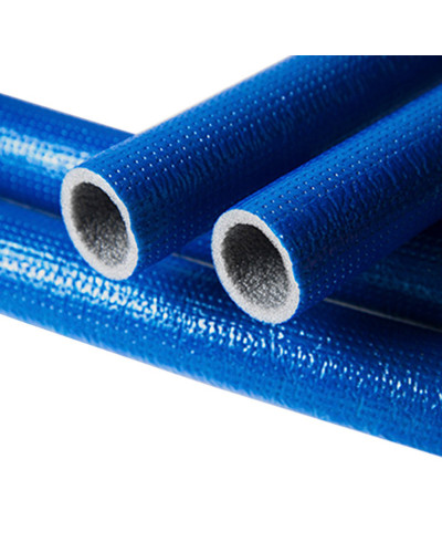 Теплоизоляция для труб Стенофлекс ПЭ 18х6х1000 мм синяя (упаковка 10 шт.)