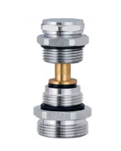 Клапан регу. под шестиграник на обрат. контуре с ниппелем 1/2 ш *3/4ш под евроконус(15/150), TIM