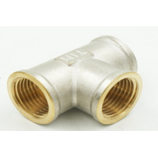 Тройник никелированная 1г*1/2г*1г(5/40)