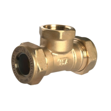 Тройник для гофрированной трубы 15х1/2"ВНх15