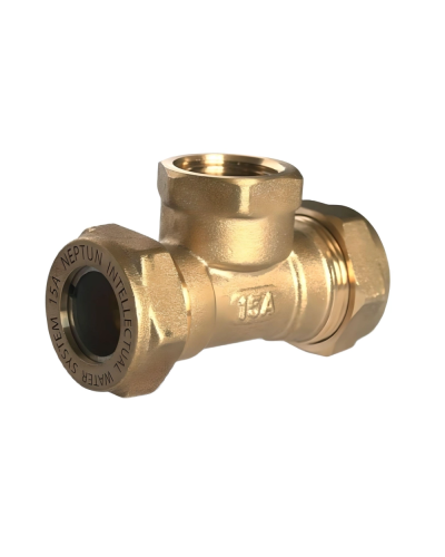 Тройник для гофрированной трубы 15х1/2"ВНх15