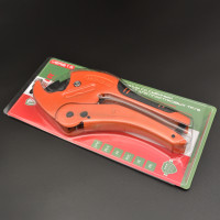 Ножницы ОРАНЖЕВЫЕ со съёмным лезвием для пластиковых труб"VIEIR"  (50/10шт)