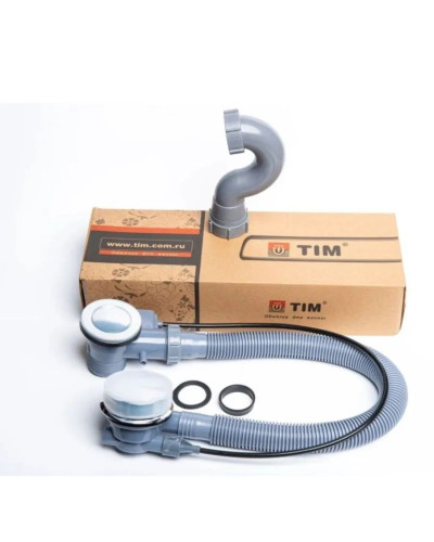 Обвязка для ванны пластмас, полуавтомат с фикс в комплекте, TIM