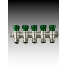 Кол-р регулир. под 45°, 3/4"г/ш х 1/2ш - 5 вых. под конус