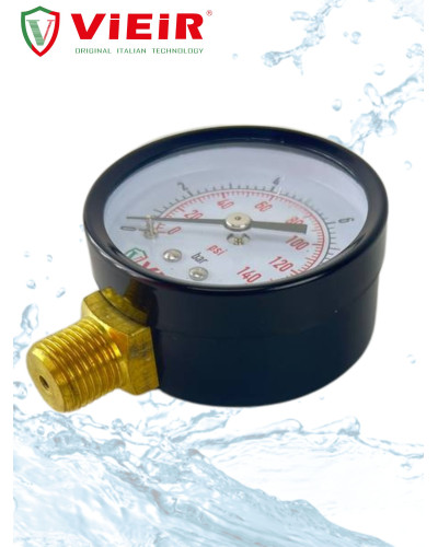 YLA10 Манометр радиальный 10бар  (100/1шт), VIEIR