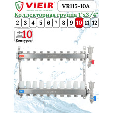 VR115-10А Колл. БЕЗ РАС. БЕЗ КР.10-вых.НЕРЖ.(2/1шт)
