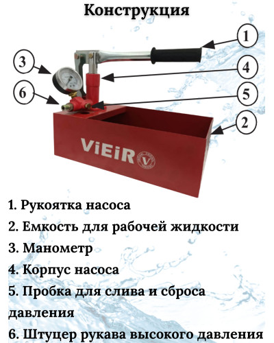Опрессовочный аппарат РУЧНОЙ  VIEIR(10/1шт), VIEIR