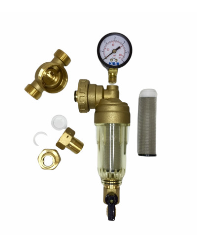 JC148 Фильтр своб. вращ.с маном.1/2 СТЕКЛО(15/1шт), VIEIR