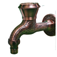 VR324 Кран с носиком (короткий)декор/бронза (50/1шт)