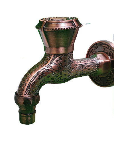 VR324 Кран с носиком (короткий)декор/бронза (50/1шт), VIEIR