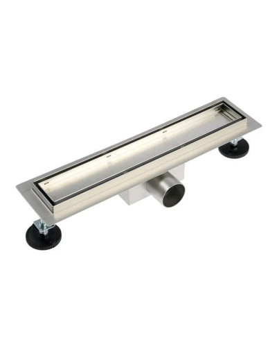 Душевой лоток с решеткой под кладку плитки  защита от запаха:(сухой +гидрозатвор) (70*400мм)(1/4), TIM