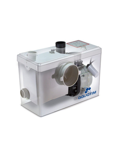 Санитарный насос для отвода из унитаза, раковины и душ (ванны) 600Вт до 6.4м, до 140л/мин(1/3), TIM