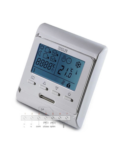 Хронотермостат электронный комнатный 220В/3А(1/64), TIM