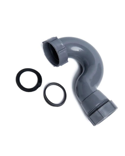 Обвязка для ванны пластмассовый, автоматический с фиксатором(1/20), TIM