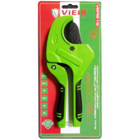 Ножницы ЗЕЛЕНЫЕ со съёмным лезвием для пластиковых труб (VER808) "VIEIR"  (50/10шт)