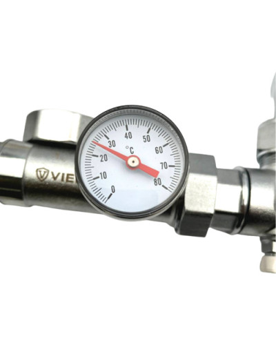 Насосно-смесительный узел для теплого пола 130мм 10БАР ViEiR(5/1шт), VIEIR