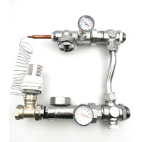 Насосно-смесительный узел для теплого пола 130мм 10БАР "ViEiR"(5/1шт)