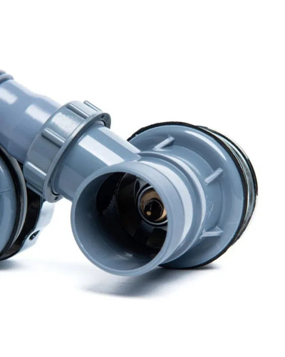 Обвязка для ванны пластмассовый, автоматический с фиксатором(1/20), TIM