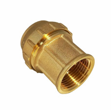 VER371 Муфта для трубы ПНД S25 x 3/4"F (100/10шт)