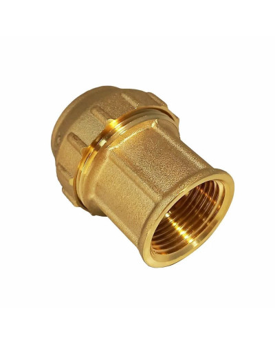 VER371 Муфта для трубы ПНД S25 x 3/4F (100/10шт), VIEIR