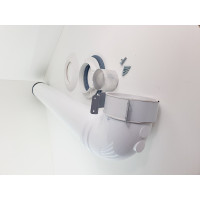 Комплект коаксиальный 60х100-850 схомутом, фланцем и втулкой