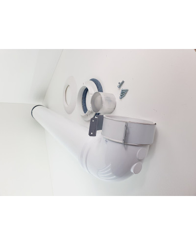 Комплект коаксиальный 60х100-850 схомутом, фланцем и втулкой, УТДК