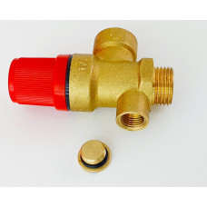 VR11FMK-3 3BAR    Предохранительный  клапан 1/2"гх1/2"ш красный VR11KFM-3 "ViEiR" (100/10шт)