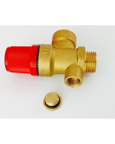 VR11FMK-3 3BAR    Предохранительный  клапан 1/2гх1/2ш красный VR11KFM-3 ViEiR (100/10шт), VIEIR