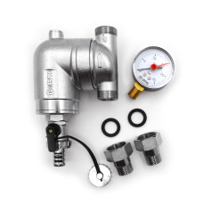 Фильтр поворотный механической очистки с манометром "VER-PRO"(12/1шт)