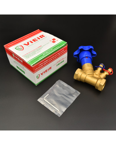 Балансировочный клапан 3/4  ViEiR (36/1шт), VIEIR