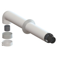 Комплект коаксиальный 60х100(Пл)-750 с хомутом и втулкой