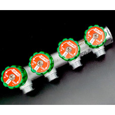 Коллектор регулирующий плоский и 3/4-16-4 вых "VER-PRO"(25/1шт)