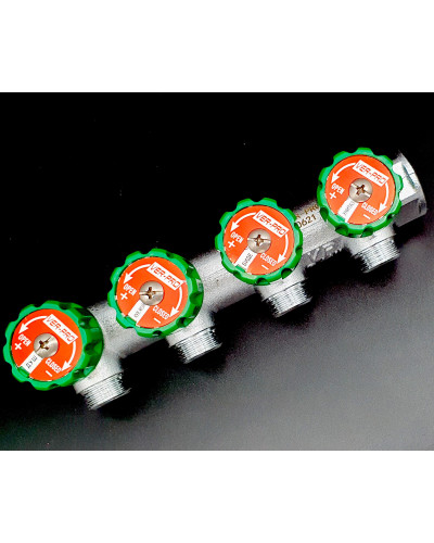 Коллектор регулирующий плоский и 3/4-16-4 вых VER-PRO(25/1шт), VIEIR